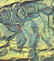 {Schulwandkarte Basel-Stadt + Basel-Land}